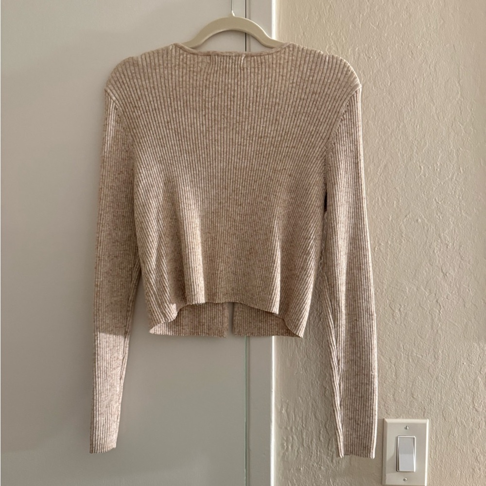 Women's Cream Sweater - Picture 2 of 4